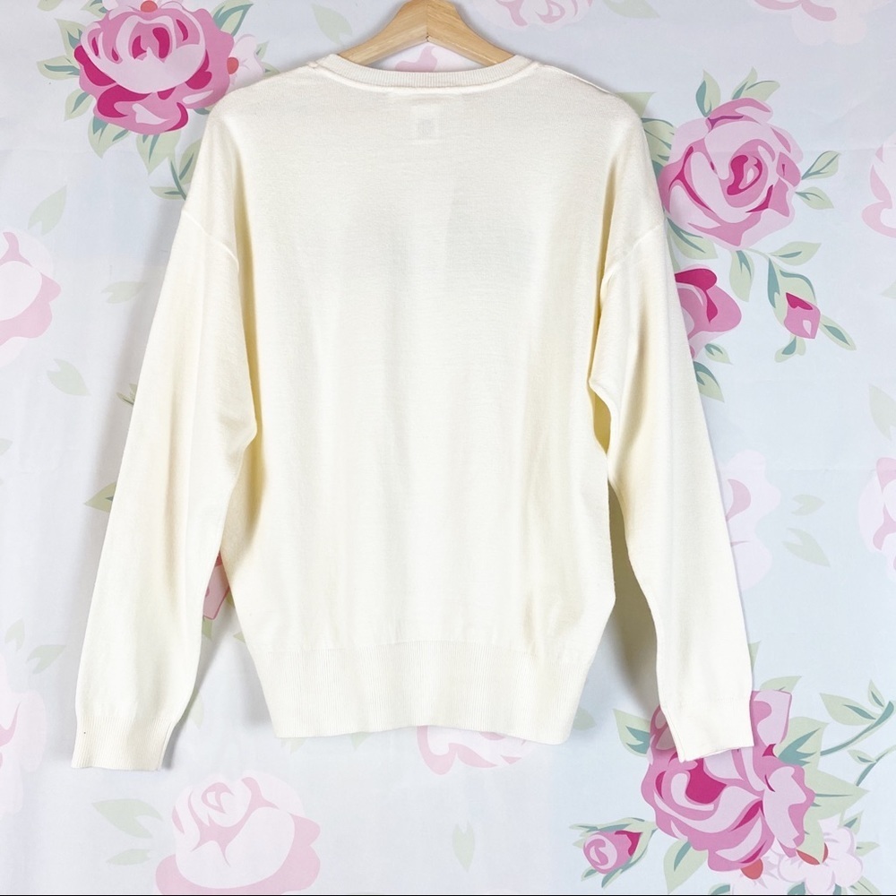 NEW Workshop Republic Clothing Imagine Embroidered Sweater L - Picture 5 of 9